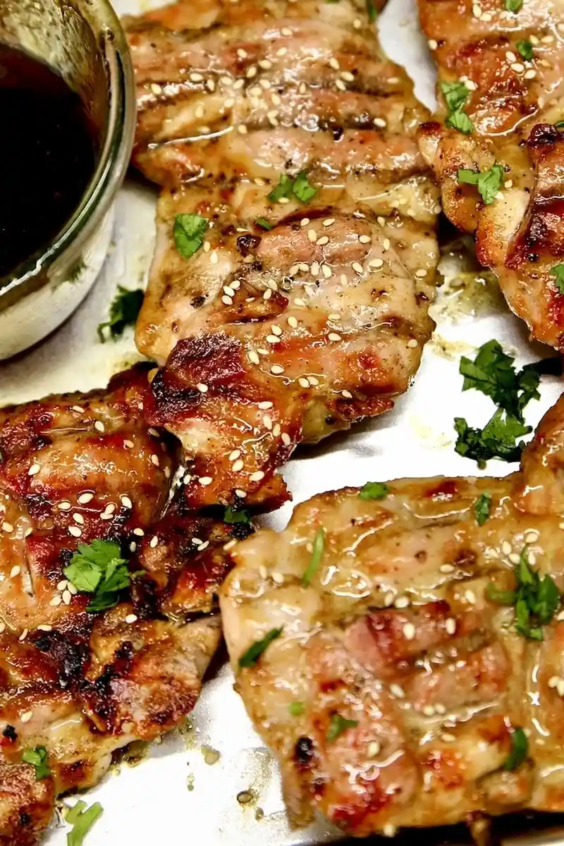 Grilled Asian Chicken with Sesame Glaze 3 Recipe image