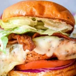 Grilled Chicken Sandwich with Provolone and Seasoned Mayo 4 Grilled Chicken Sandwich with Provolone and Seasoned Mayo