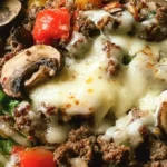 Ground Beef Philly Cheesesteak Bowl 4 Ground Beef Philly Cheesesteak Bowl