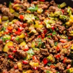 One-Pan Ground Beef and Vegetable Skillet 4 One-Pan Ground Beef and Vegetable Skillet