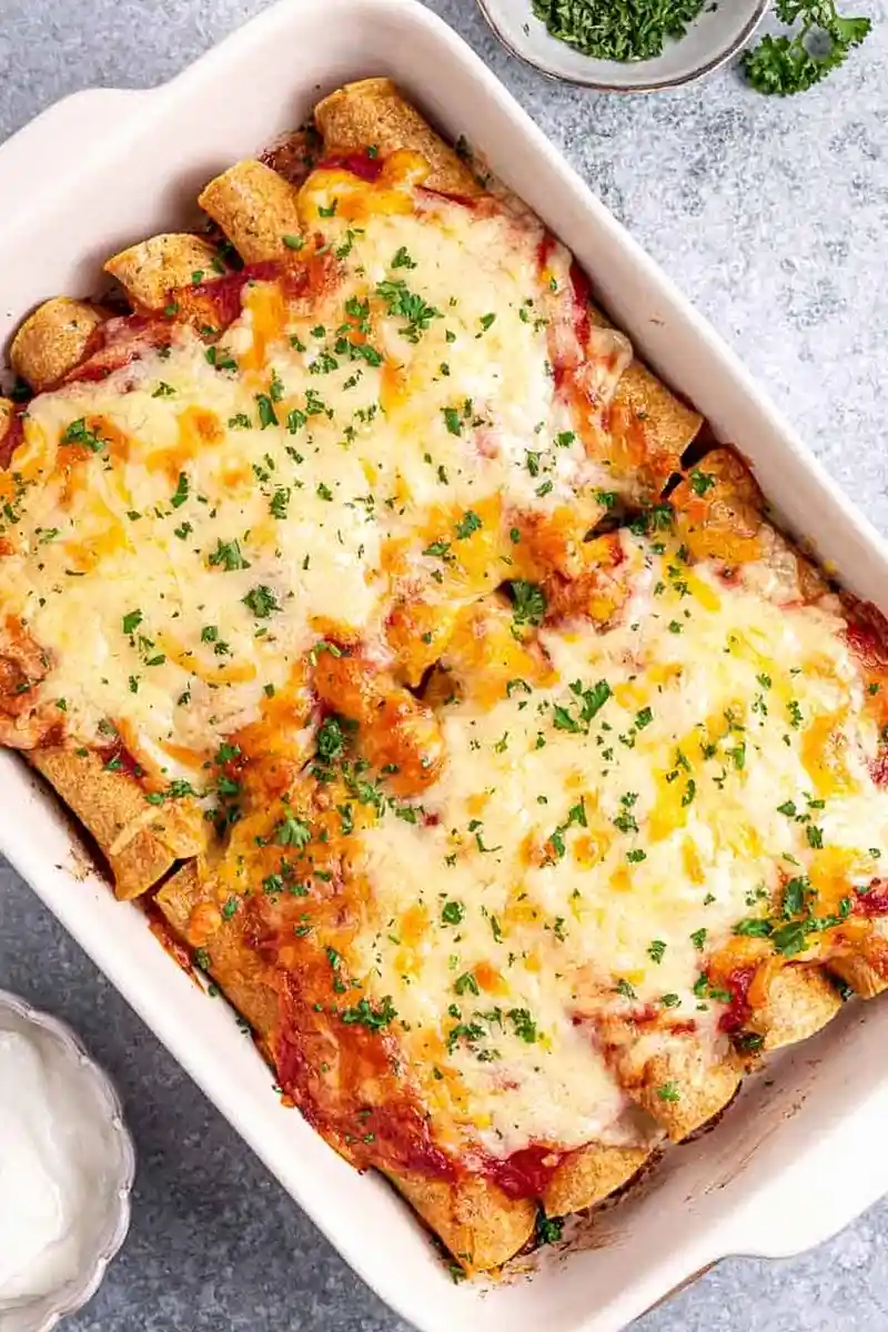 Easy and Healthy Beef Enchiladas 3 Recipe image