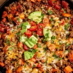 One-Pan Sweet Potato and Beef Taco Skillet 4 One-Pan Sweet Potato and Beef Taco Skillet