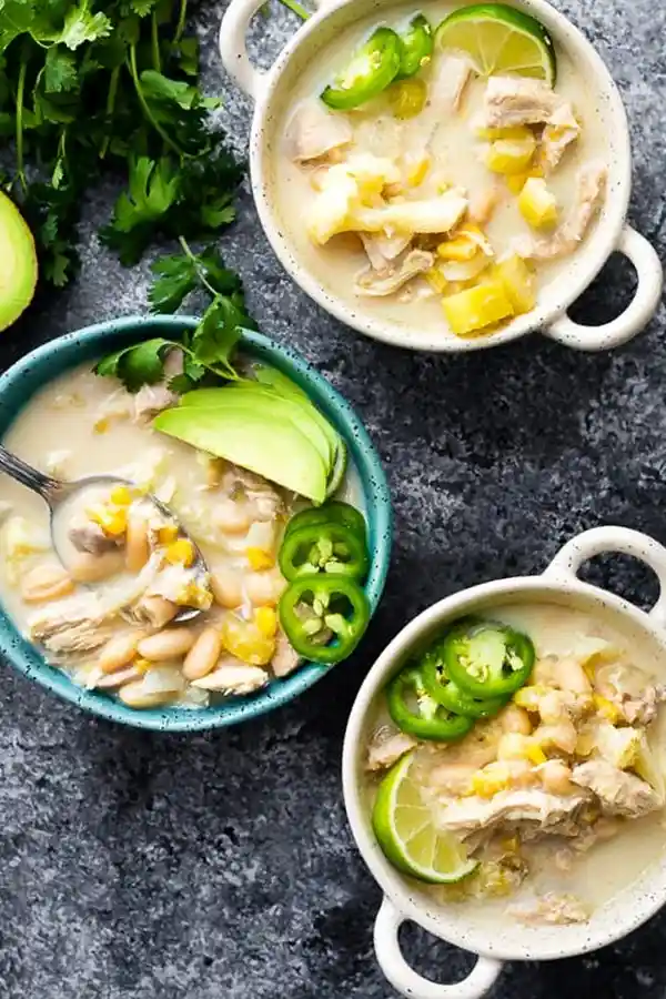 Healthy Crock Pot White Chicken Chili 3 Recipe image