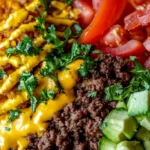 High-Protein Beef Burger Bowls 4 High-Protein Beef Burger Bowls