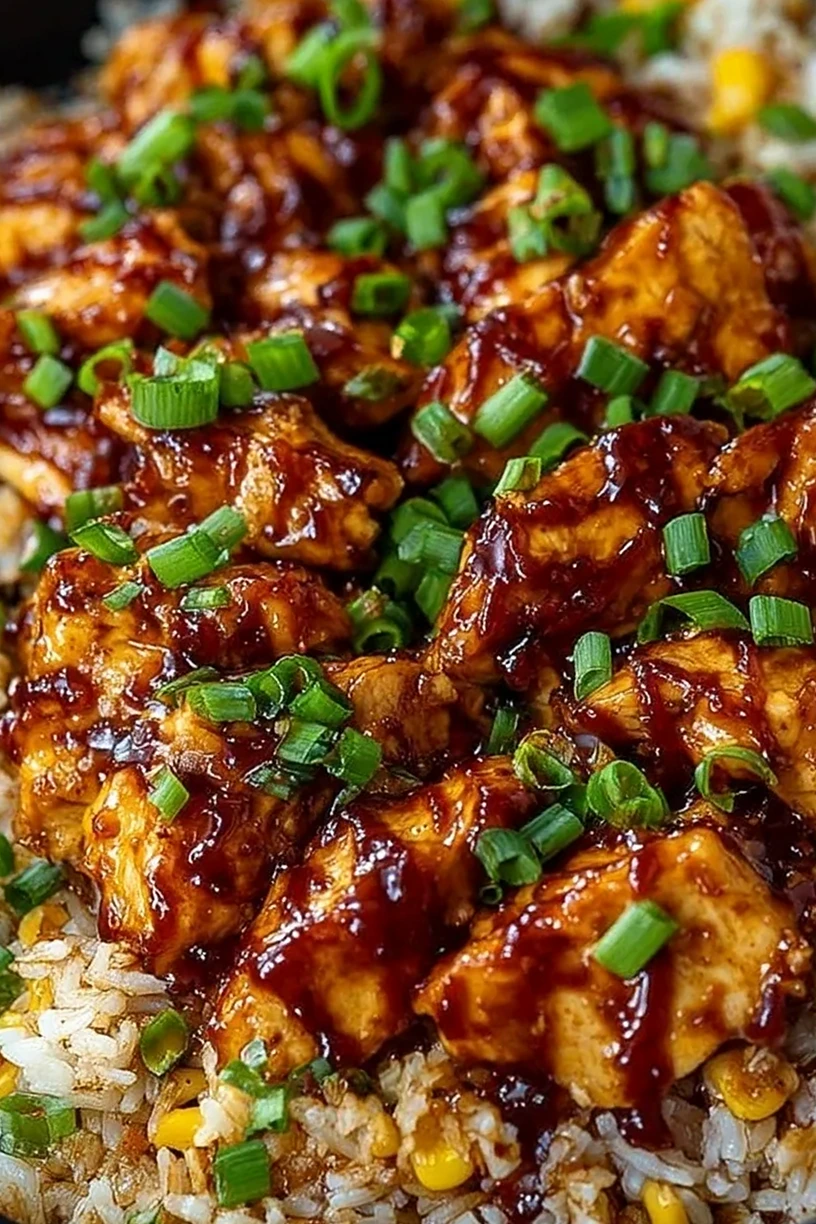 High Protein Honey BBQ Chicken Rice Bowls 3 Recipe image