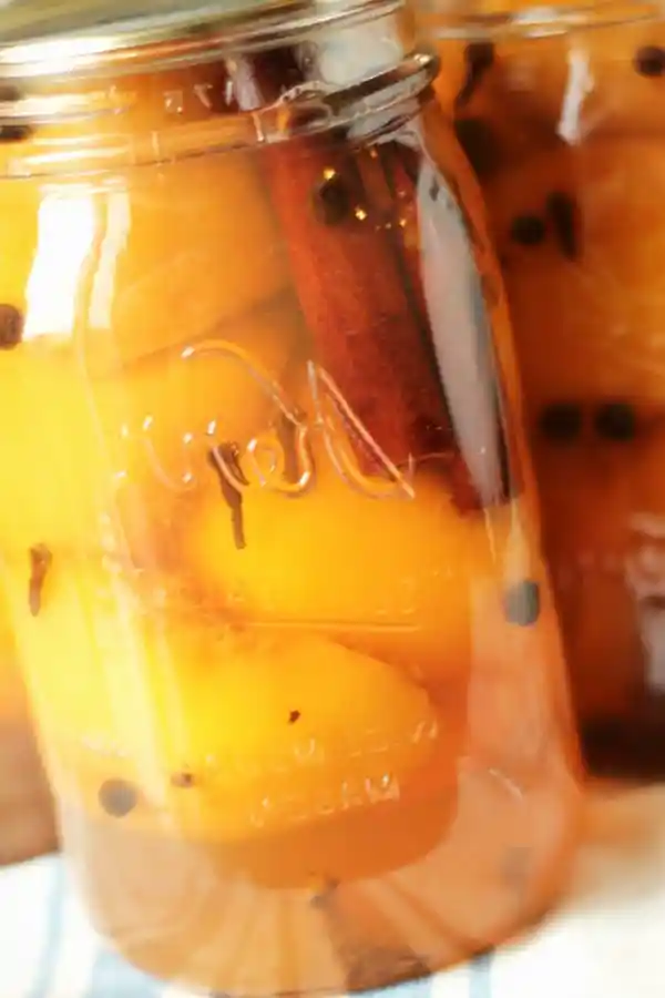 Home Canned Spiced Peaches 3 Recipe image