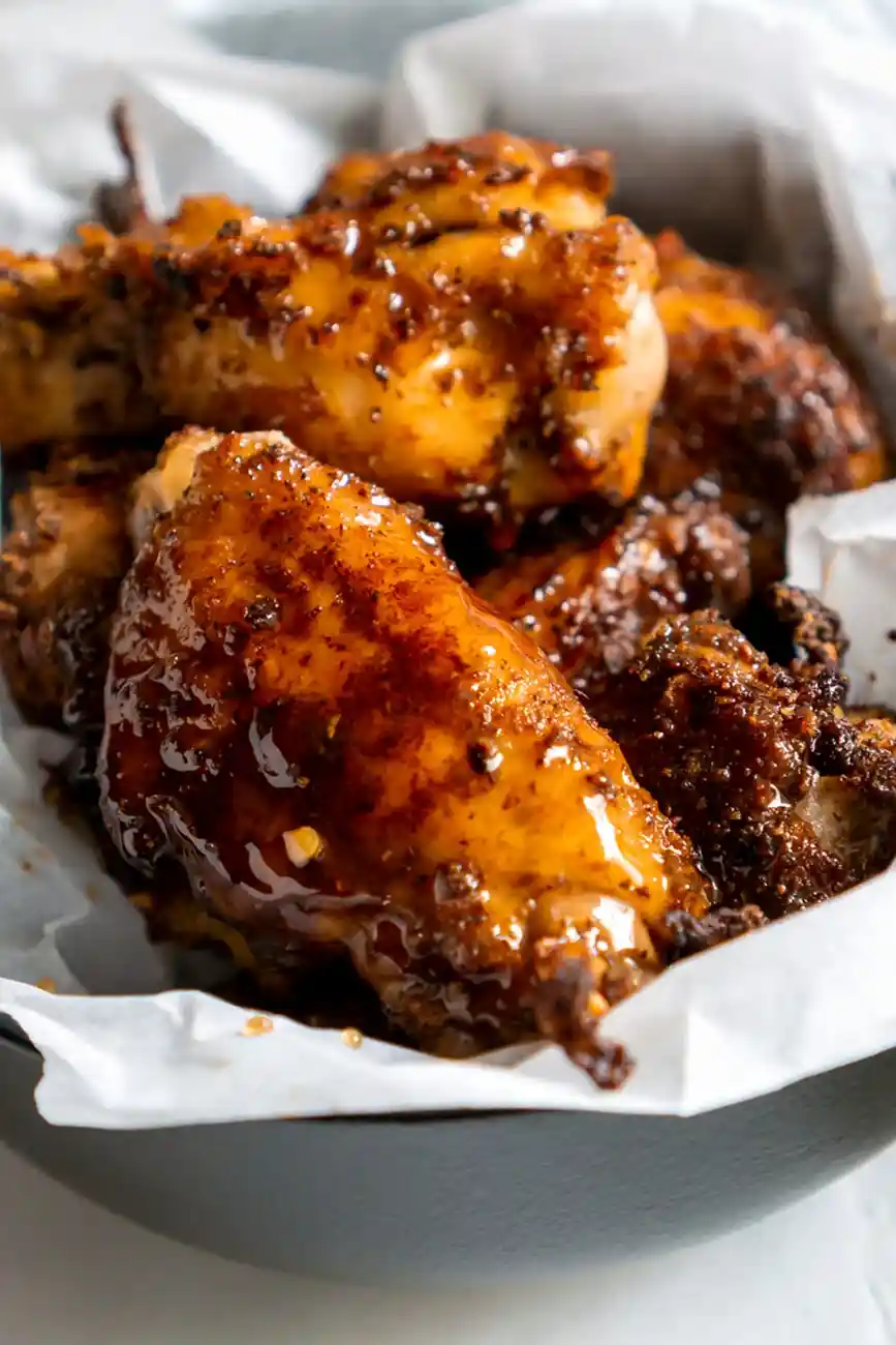 Honey-Glazed Old Bay Air Fryer Wings 3 Recipe image