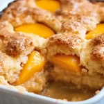 Simple Three Ingredient Peach Dump Cake 4 Simple Three Ingredient Peach Dump Cake