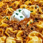 Creamy Beef Enchilada Tortellini 4 Creamy Beef Enchilada Tortellini
