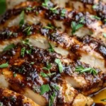 Juicy Balsamic Baked Chicken Breast 4 Juicy Balsamic Baked Chicken Breast