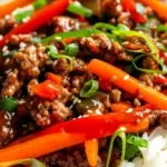 Quick Korean Beef Bowls 4 Quick Korean Beef Bowls