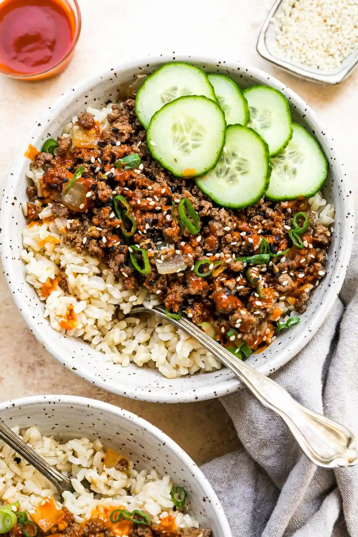 Savory Korean Beef Rice Bowls 3 Recipe image