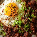 Fast Korean-Style Ground Beef Bowls 4 Fast Korean-Style Ground Beef Bowls