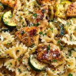 Zesty Lemon Chicken Pasta with Summer Squash 4 Zesty Lemon Chicken Pasta with Summer Squash
