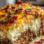 Cheesy Meatloaf and Mashed Potato Casserole 4 Cheesy Meatloaf and Mashed Potato Casserole