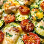 Mediterranean Chicken Zucchini Bake 4 Mediterranean Chicken Zucchini Bake