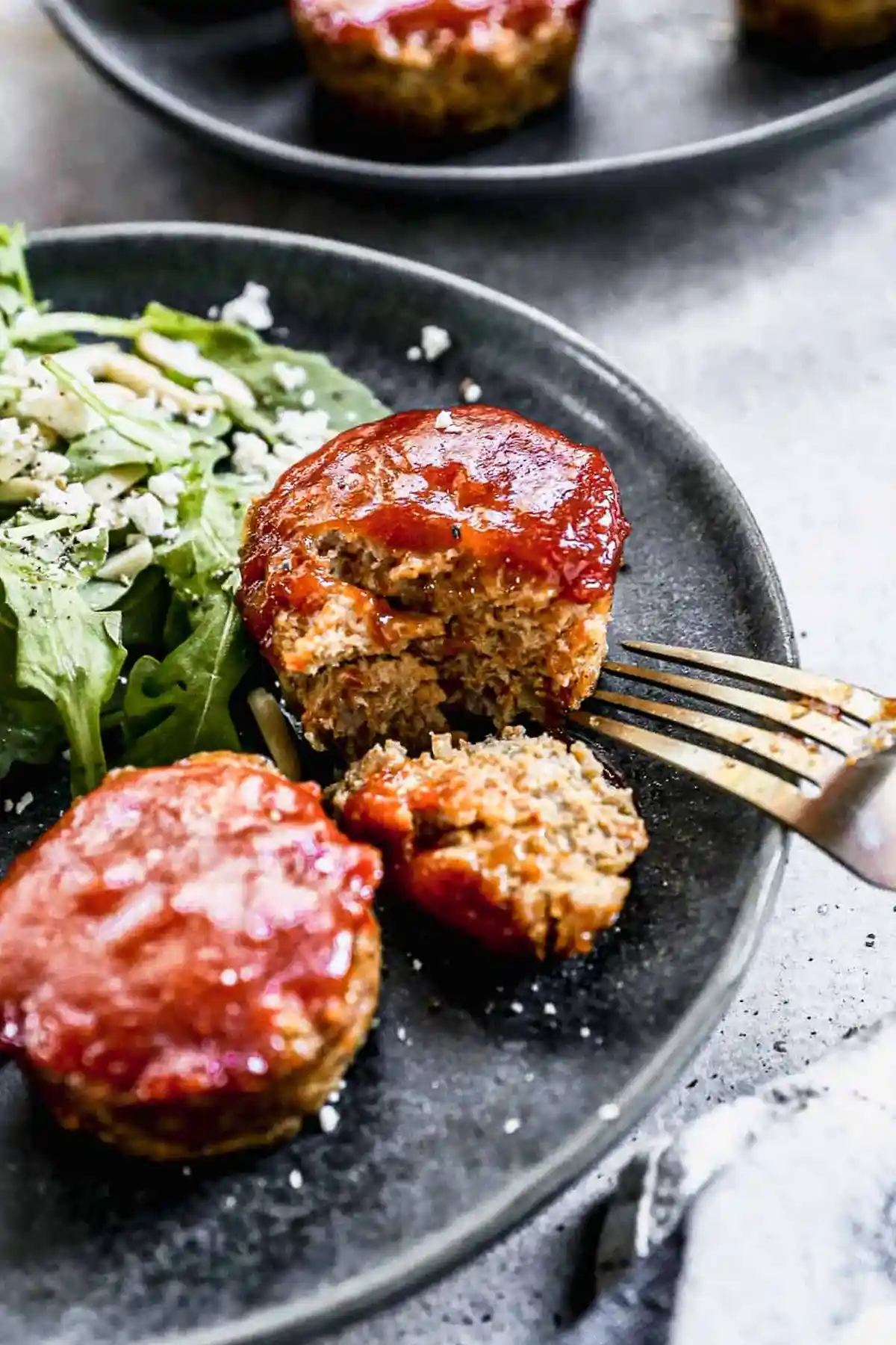 Easy Individual BBQ Mini Meatloaves 3 Recipe image