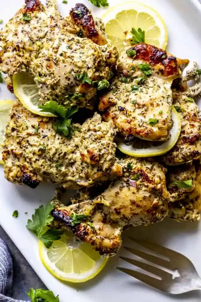 Oven Baked Greek Chicken Thighs 3 Recipe image