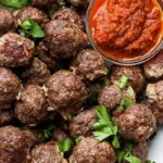 Easy Oven Baked Meatballs 4 Easy Oven Baked Meatballs