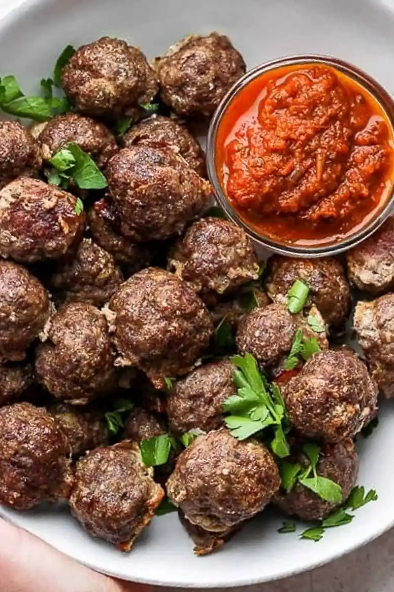 Easy Oven Baked Meatballs 3 Recipe image