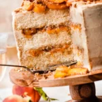 Peach Cobbler Cake with Brown Butter Frosting 4 Peach Cobbler Cake with Brown Butter Frosting