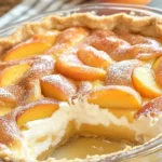 Creamy Peach Dessert Pie 4 Creamy Peach Dessert Pie