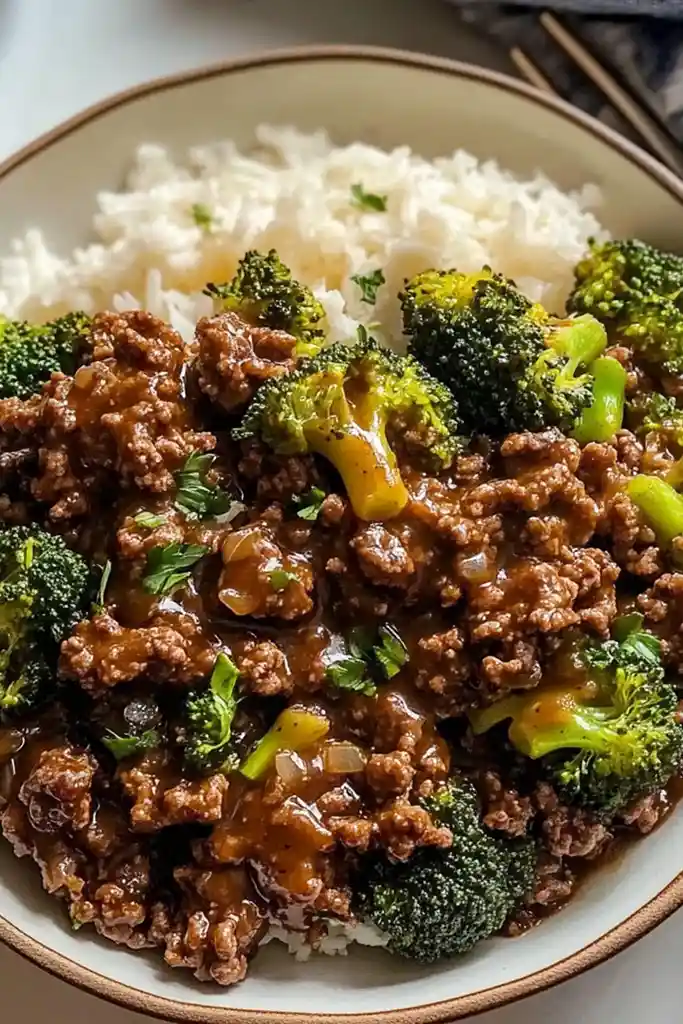 Quick Ground Beef and Broccoli Stir-Fry 3 Recipe image