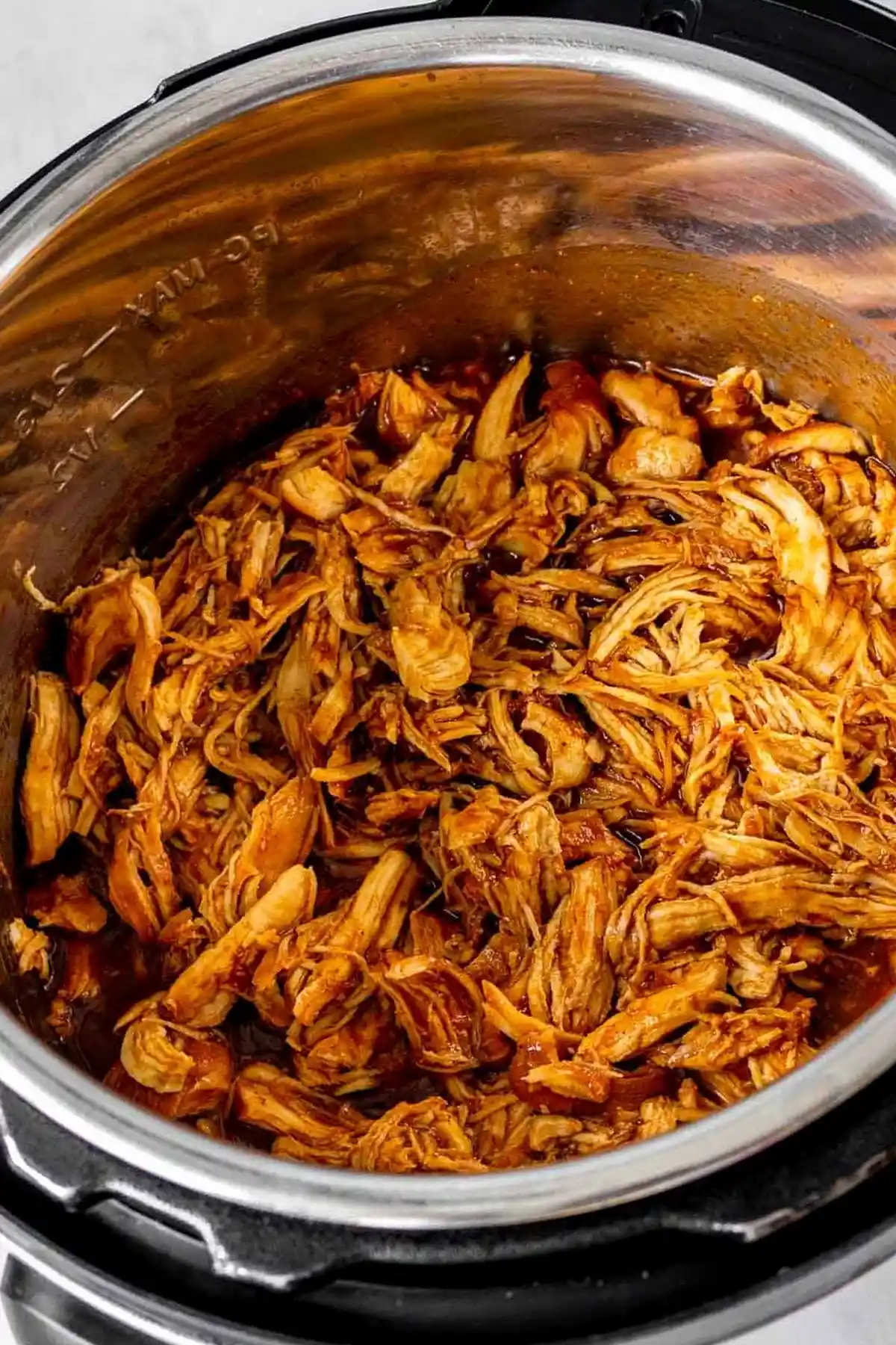 Shredded Instant Pot BBQ Chicken 3 Recipe image