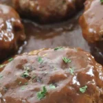 Easy Homemade Salisbury Steak with Brown Gravy 4 Easy Homemade Salisbury Steak with Brown Gravy