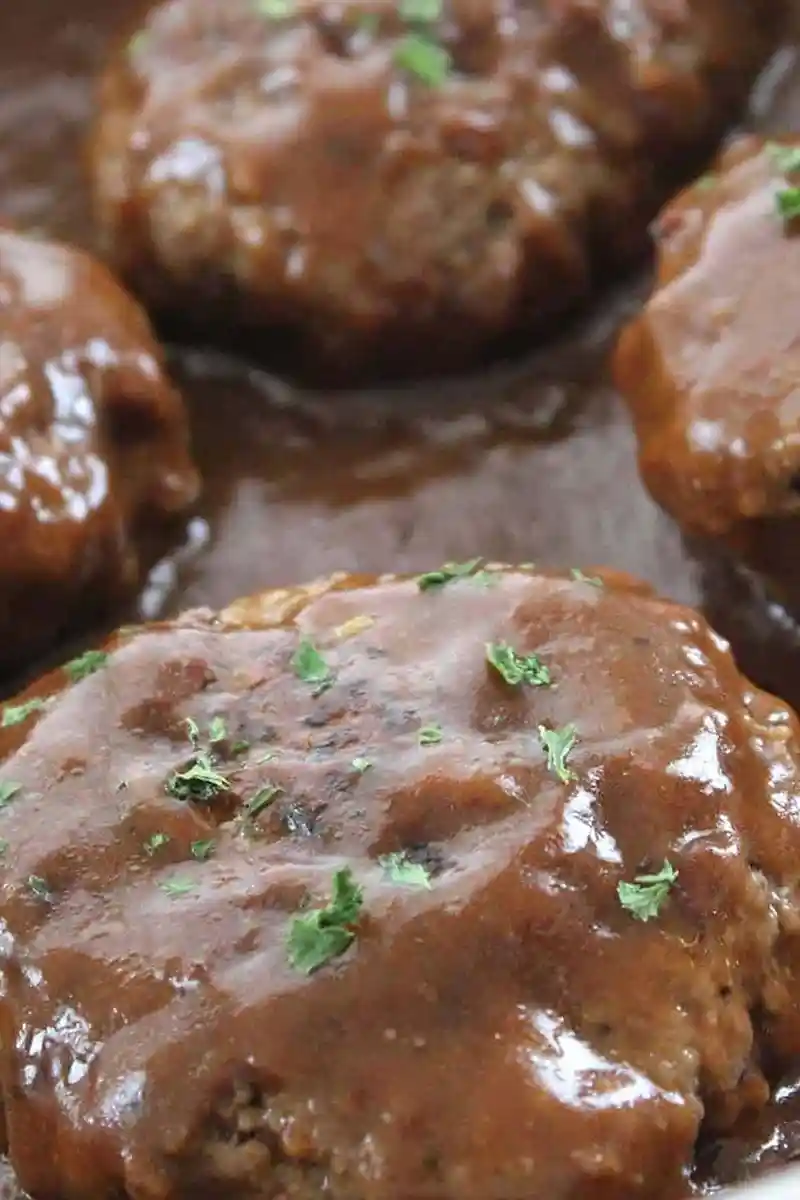 Easy Homemade Salisbury Steak with Brown Gravy 3 Recipe image