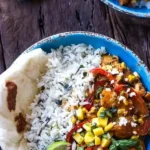 Summertime Basil Chicken Curry with Coconut Ginger-Lime Rice 4 Summertime Basil Chicken Curry with Coconut Ginger-Lime Rice