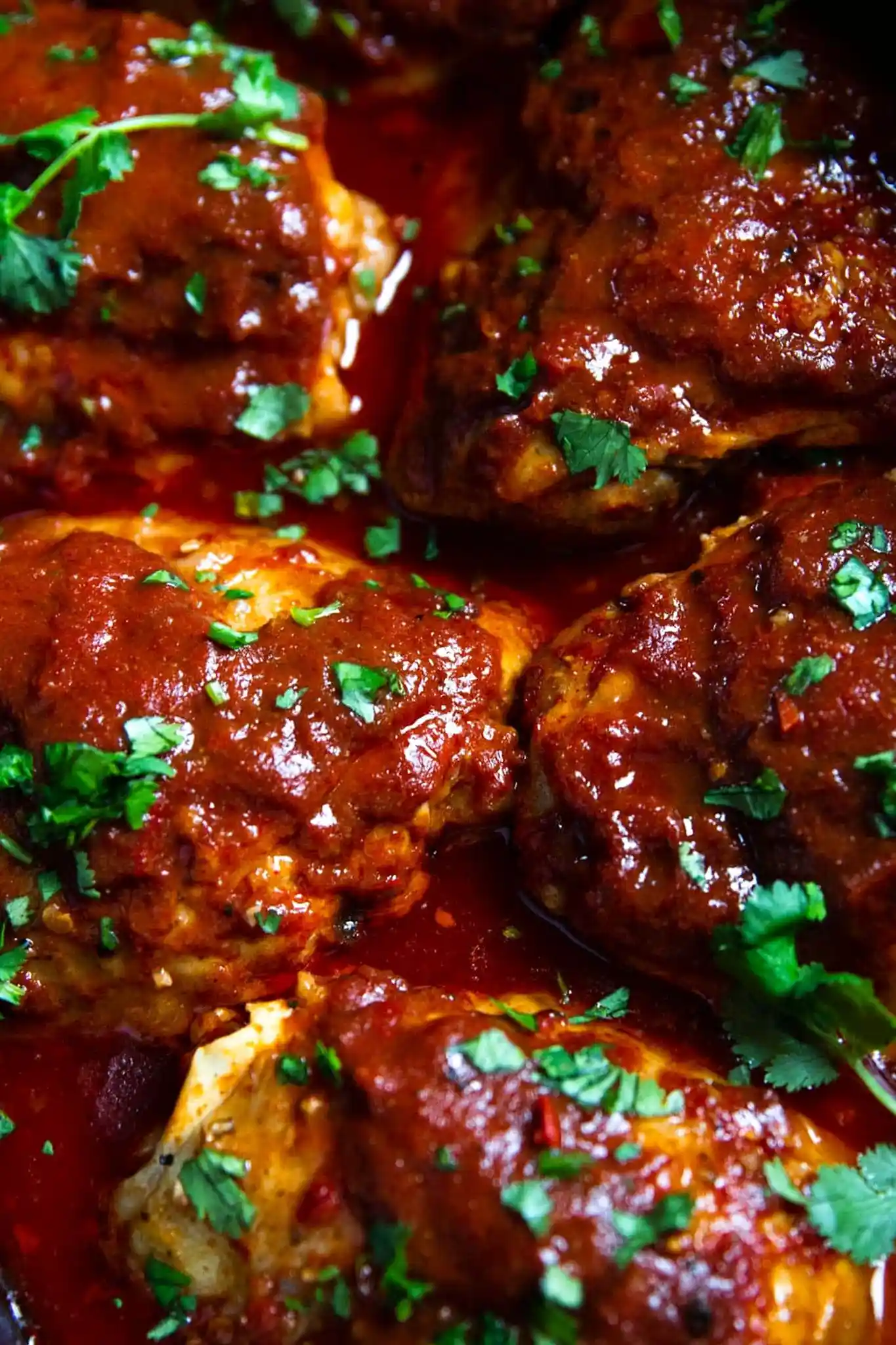 Slow Cooker BBQ Chicken Thighs 3 Recipe image