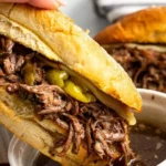 Slow Cooker Italian Beef Sandwiches 4 Slow Cooker Italian Beef Sandwiches
