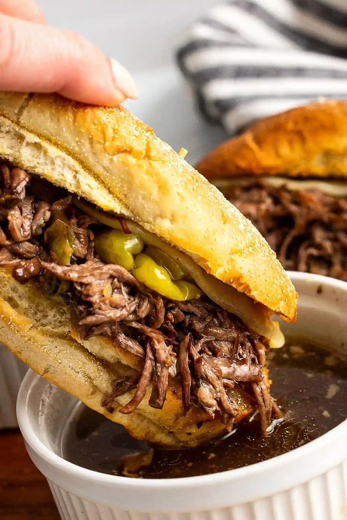Slow Cooker Italian Beef Sandwiches 3 Recipe image