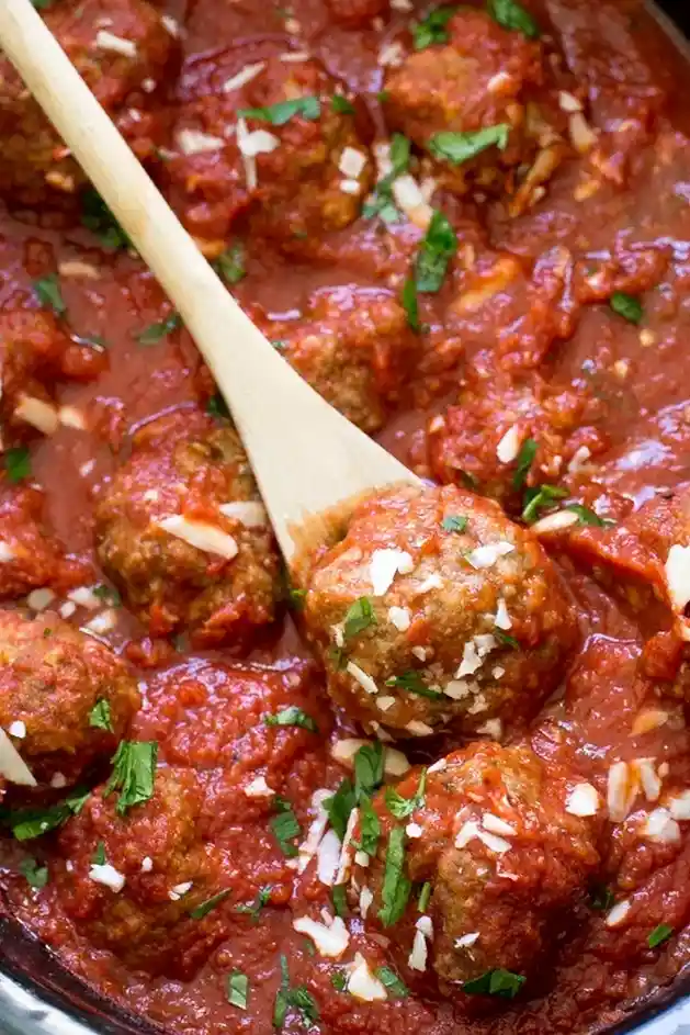 Tender Slow Cooker Italian Meatballs 3 Recipe image