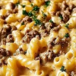 Creamy Stovetop Ground Beef Pasta 4 Creamy Stovetop Ground Beef Pasta
