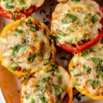 Seasoned Stuffed Bell Peppers 4 Seasoned Stuffed Bell Peppers