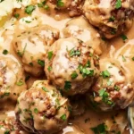 Creamy Swedish Meatballs with Savory Gravy 4 Creamy Swedish Meatballs with Savory Gravy