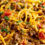 Savory Taco Spaghetti 4 Savory Taco Spaghetti