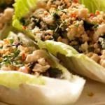 Fragrant Thai Chicken Lettuce Wraps (Larb Gai) 4 Fragrant Thai Chicken Lettuce Wraps (Larb Gai)
