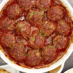 Savory Baked Porcupine Meatballs in Tomato Sauce 4 Savory Baked Porcupine Meatballs in Tomato Sauce