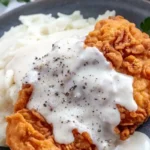 Crispy Chicken Fried Chicken with Savory Country Gravy 4 Crispy Chicken Fried Chicken with Savory Country Gravy