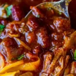 Hearty Slow Cooker Shredded Beef Chili 4 Hearty Slow Cooker Shredded Beef Chili