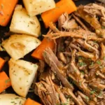 Easy Slow Cooker Beef Roast with Vegetables 4 Easy Slow Cooker Beef Roast with Vegetables