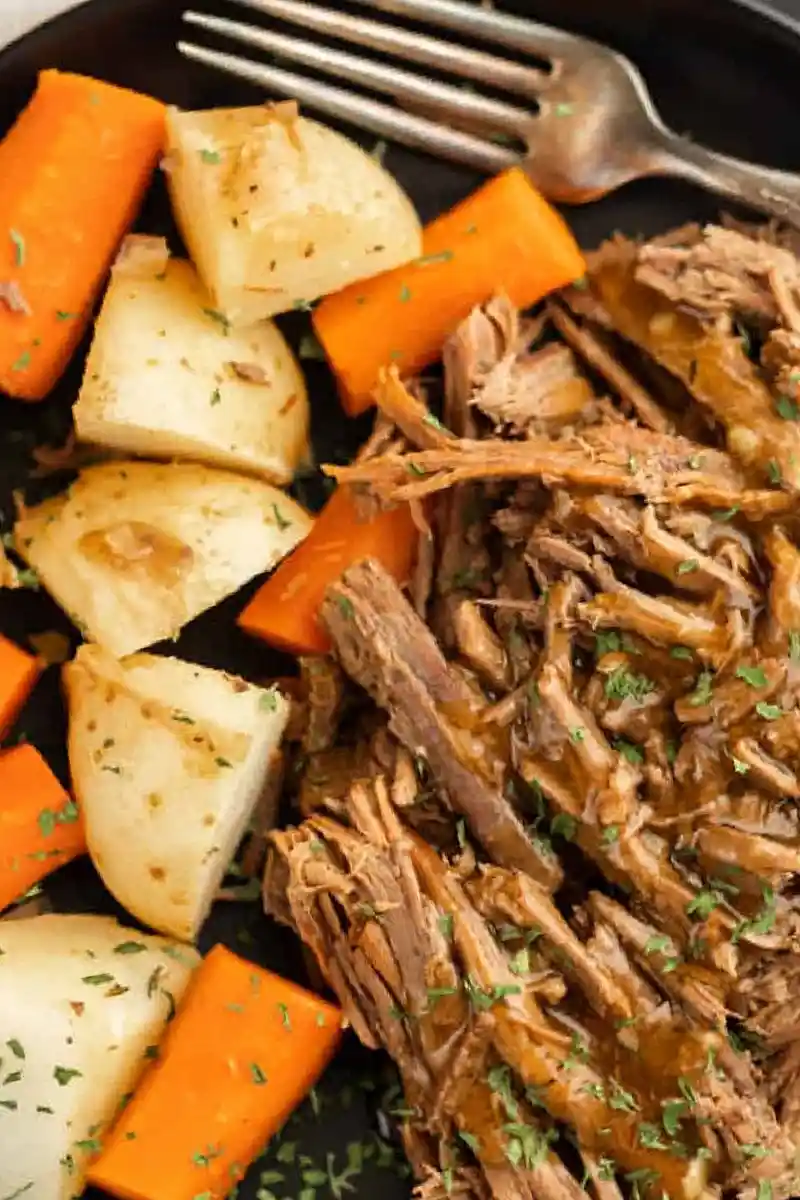Easy Slow Cooker Beef Roast with Vegetables 3 Recipe image