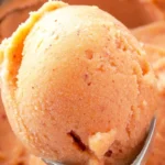 Simple No-Churn Peach Sorbet 4 Simple No-Churn Peach Sorbet