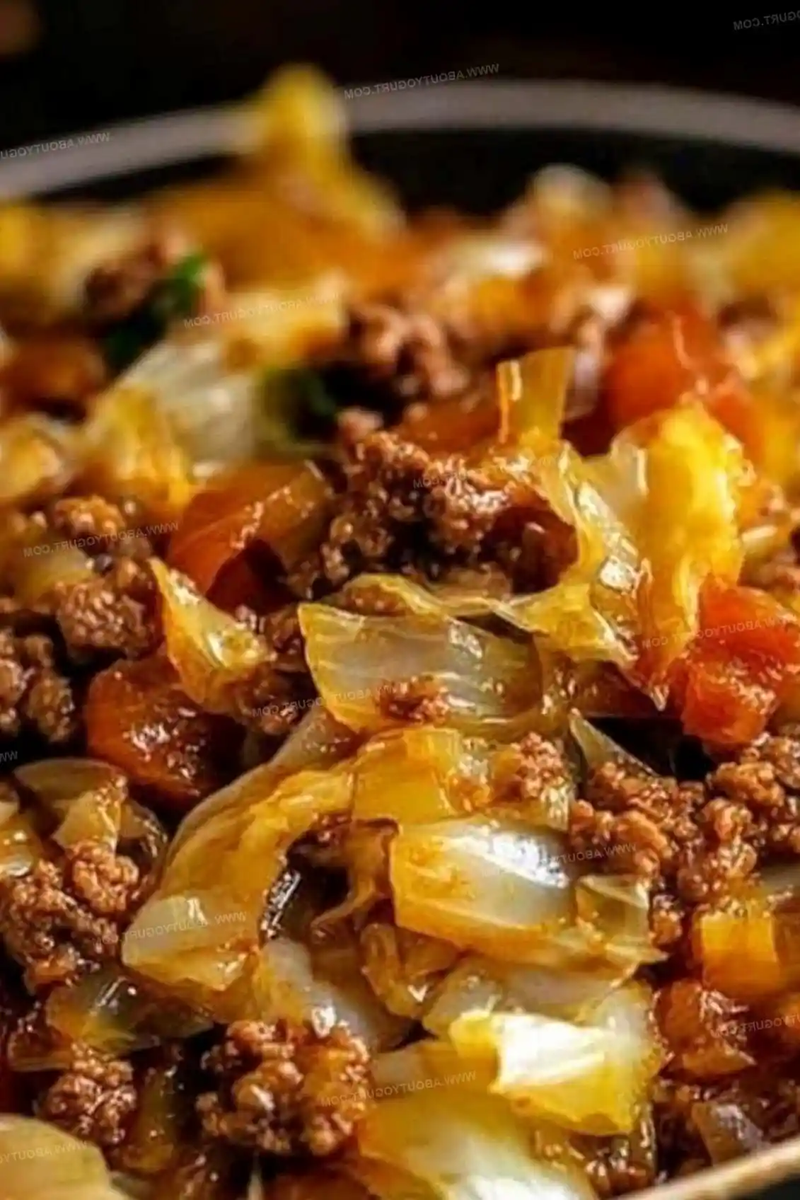Savory Cabbage and Ground Beef Skillet 3 Recipe image