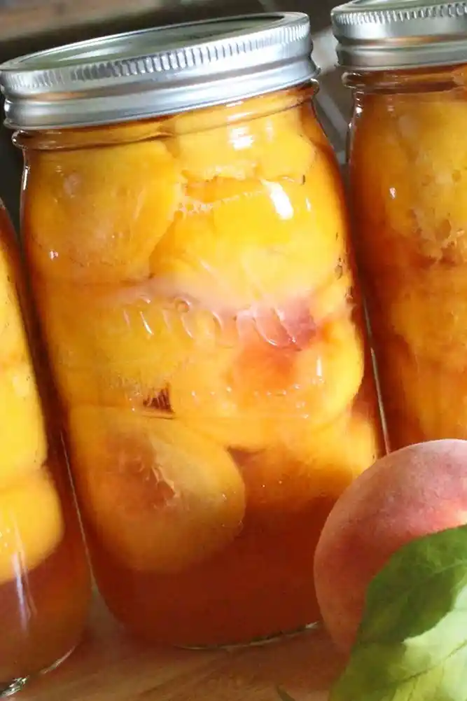 Preserving Fresh Peaches in Light Syrup 3 Recipe image