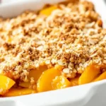 Simple Canned Peach Crumble 4 Simple Canned Peach Crumble