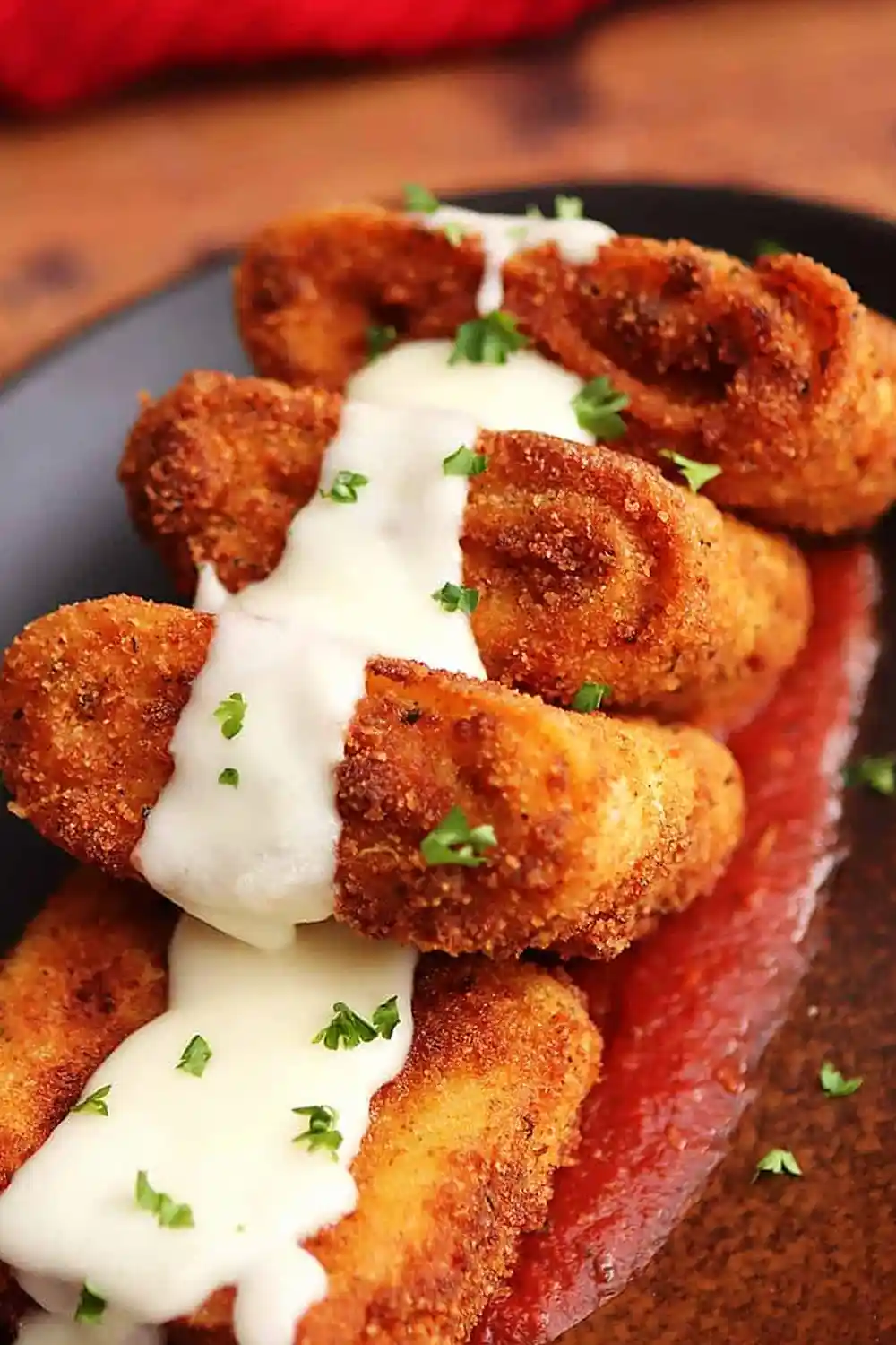 Crispy Air Fryer Five-Cheese Lasagna Fritta 3 Recipe image